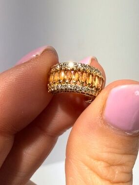 Rare BVLA "Lilly" Hinge Ring - 14k Gold, Diamonds & Gemstones